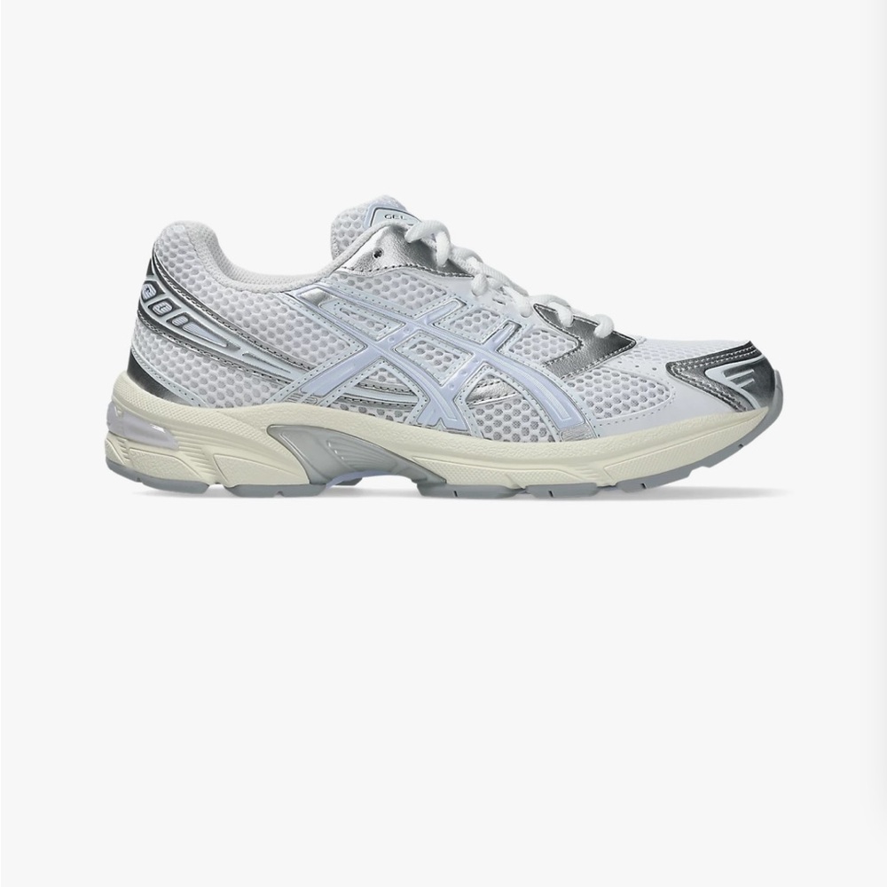 ASICS Gel 1130 White and Silver Athletic Sneakers EU 40 / Women’s 8.5